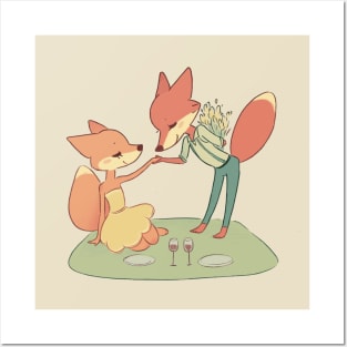 Fox Love Posters and Art